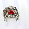 Red Ruby Crystal Ring