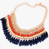 Crystal Choker Statement Bib Necklace