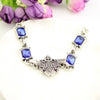 Butler Sebastian Blue Crystal Charm Bracelet